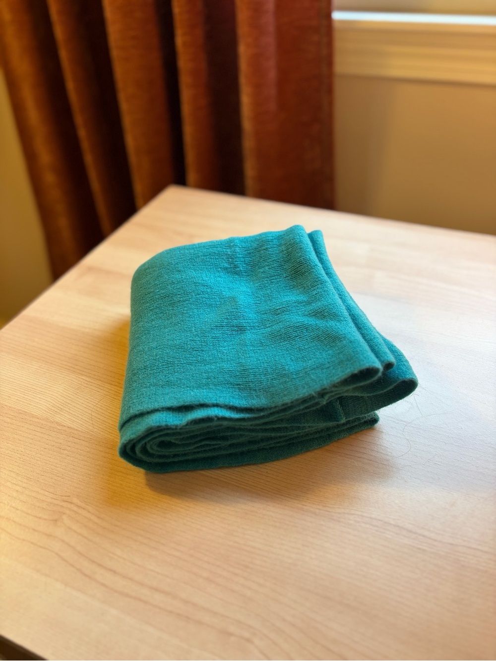 Teal Cowlneck Infinity Scarf